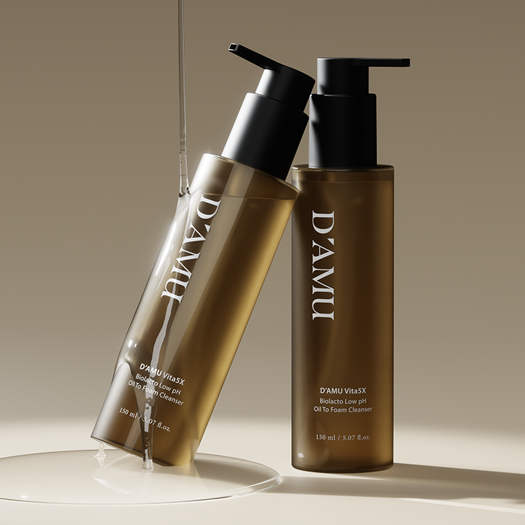 D'AMU Vita5X Biolacto Oil-To-Foam Cleanser