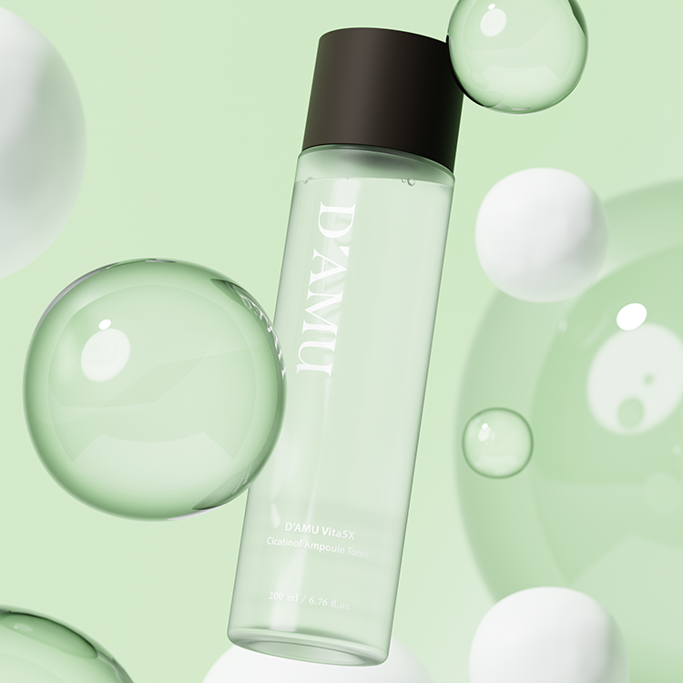 D'AMU Vita5X Cicatinol Ampoule Toner