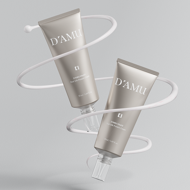 D'AMU Vita5X Real Silk Protein Cream