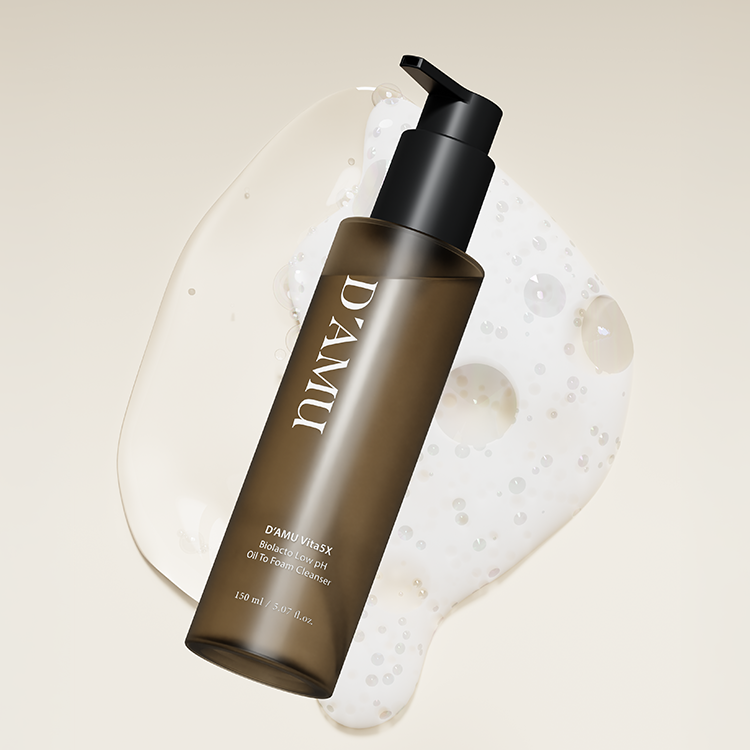 D'AMU Vita5X Biolacto Oil-To-Foam Cleanser