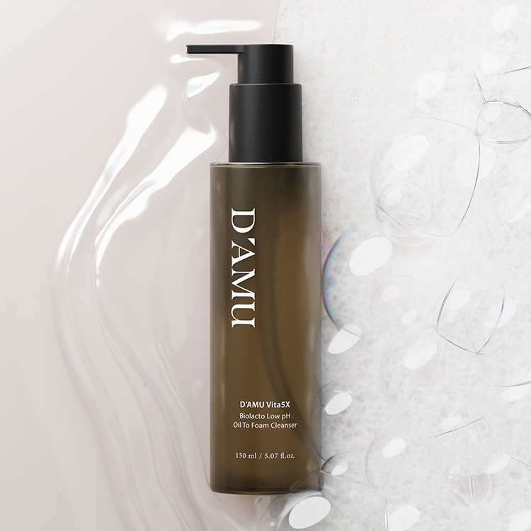 D'AMU Vita5X Biolacto Oil-To-Foam Cleanser