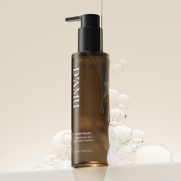 D'AMU Vita5X Biolacto Oil-To-Foam Cleanser